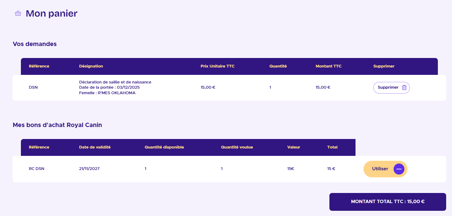 programme fidélité RC