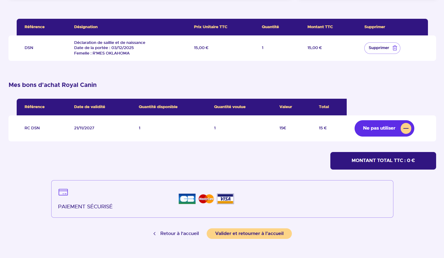 programme de fidélité RC